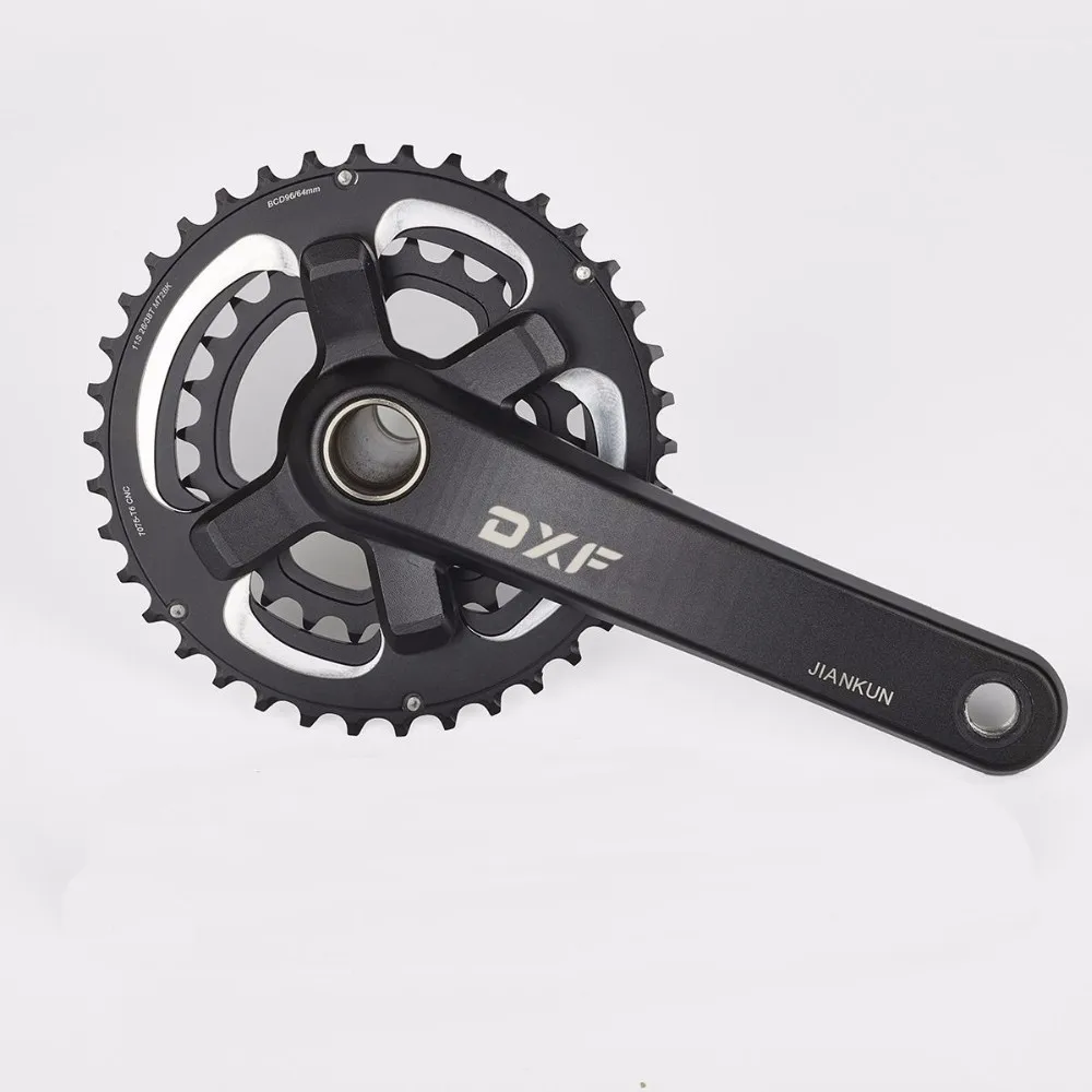 Direct Mount Double Chain ring 26/38T hollowtech 96/64mm bcd Aluminum Alloy 2x11Speed MTB bike crankset with bottom bracket