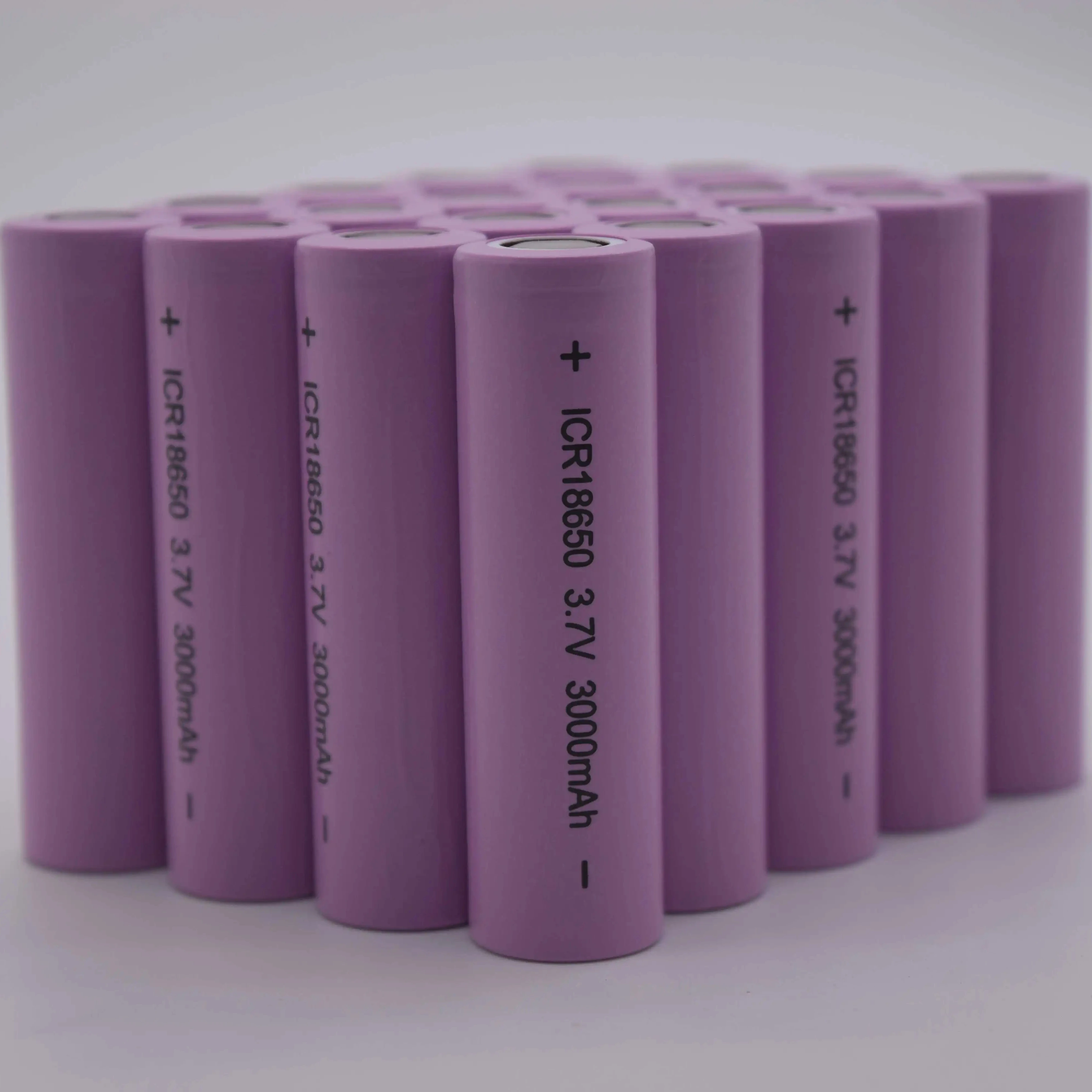 GEB 18650 3.7V 3000mAh 2600mAh 3200mAh 3500mAh rechargeable cylindrical li-ion lithium battery fan lights toothbrush cell