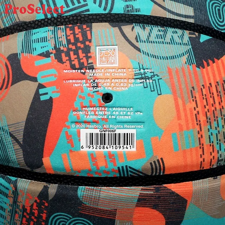 Proselect High Performance Green Outside Freestyle Basketball Ball