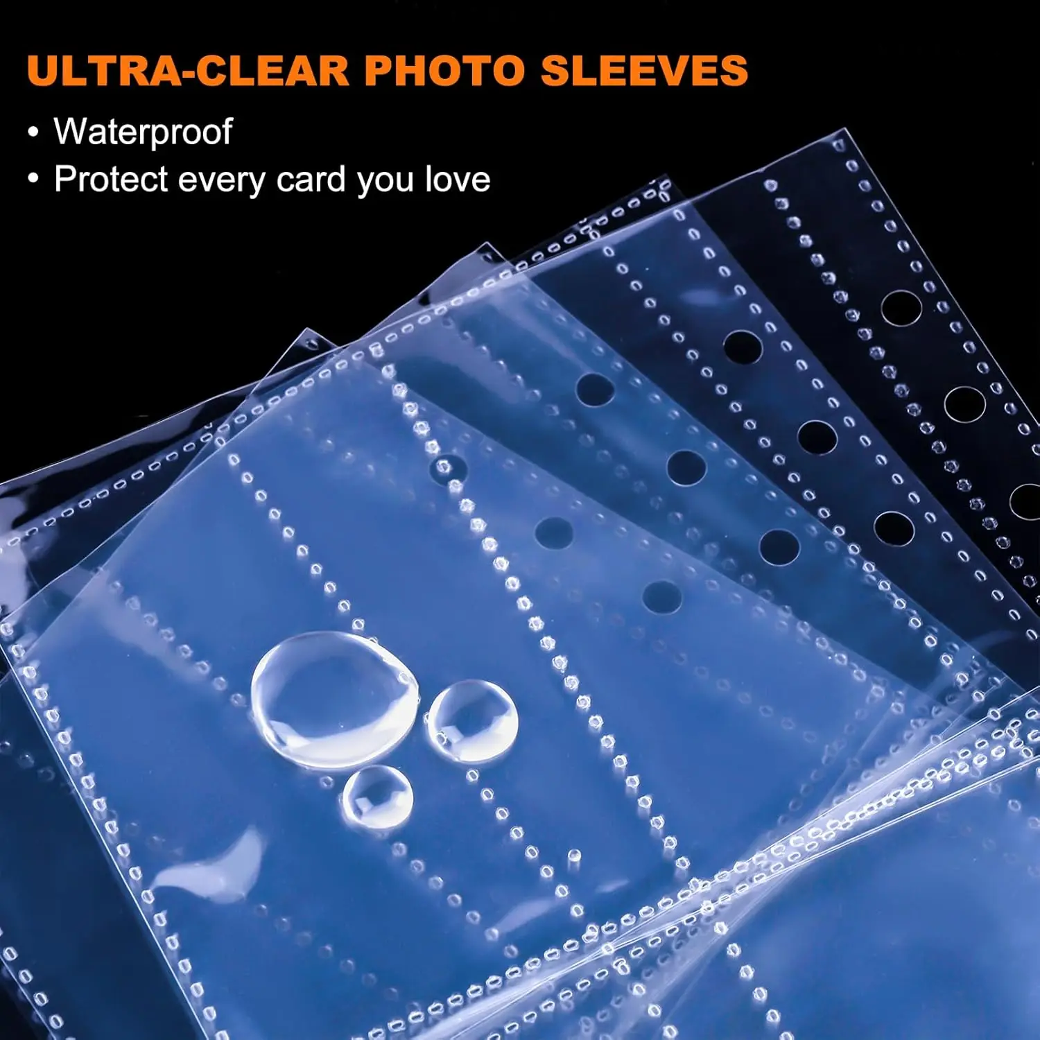 2024  new  Top loading double sided 4 pocket card sleeves PP card protector sleeves for China   Manufactory