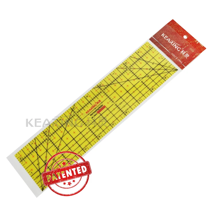 Ironing Ruler High Temperature Resistance Patchwork Ruler Cloth Quilting Ruler Tailor Craft DIY Measuring Sewing Tools HR10025