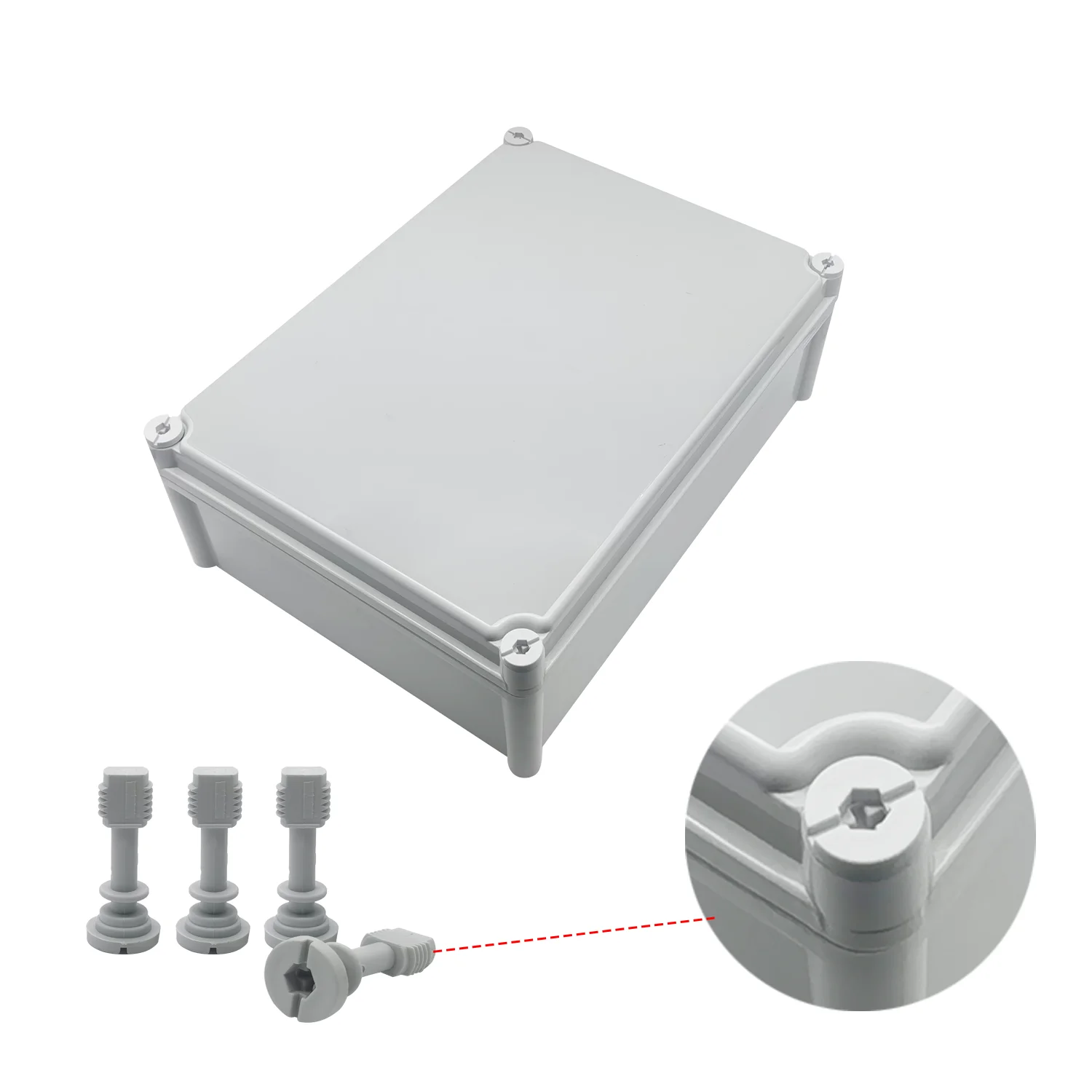 Abs Plastic Distribution Box led pixel light control box outdoor Project Waterproof Electrical Junction Box