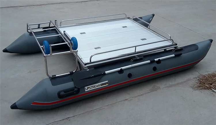 Inflatable  Boat PVC Catamaran mini yacht