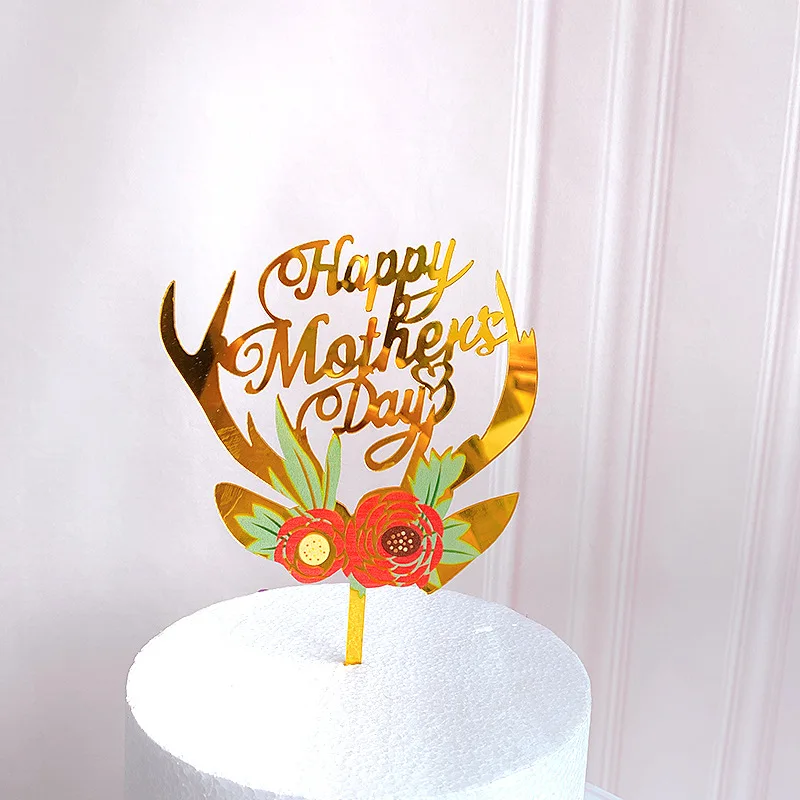 New Design Flower Birthday Cake Topper Decoration For Wedding And Happy Birthday Hot sale products