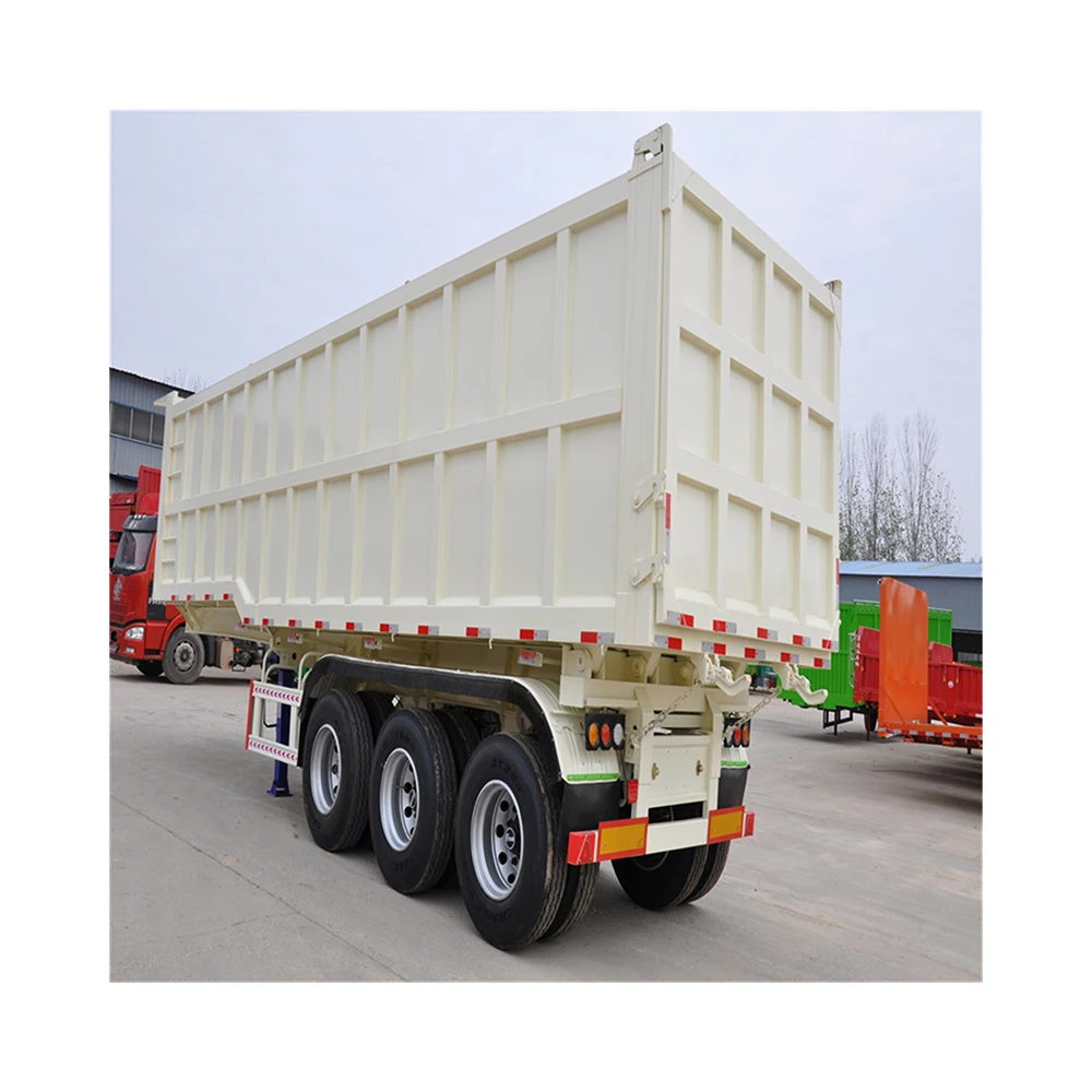 New Trend 2021 Rollover Semi-Trailer Multi-purpose Rear Dump Semi-Trailer Roll Back Trailer