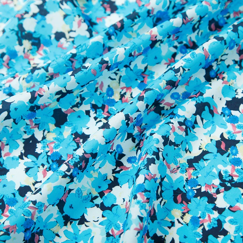 Wholesale 100% Cotton Poplin Digital Print Custom Print Fabric For Garment Dress household