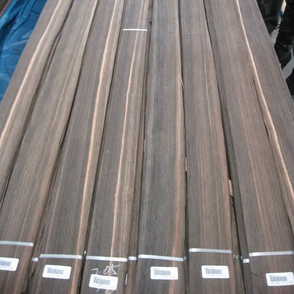 Natural Black Ebony Wood Flooring Size Veneer
