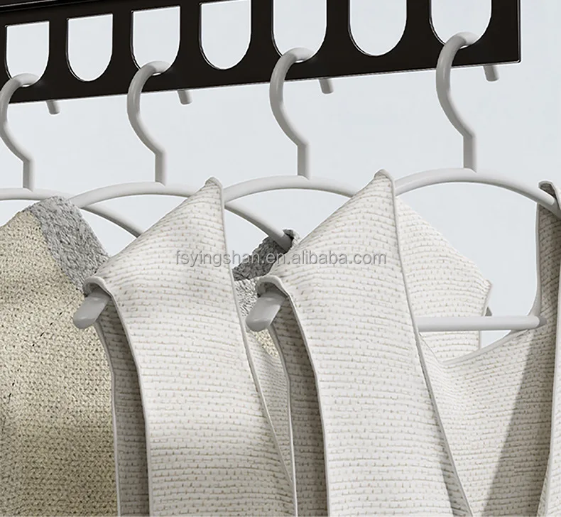 Hot Selling Wall Mounted Folding Three Fold Metal Clothes Hanger for Indoor and Outdoor Use