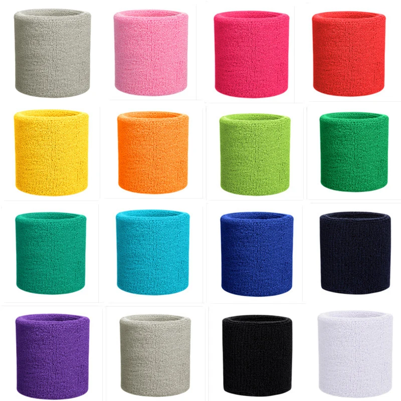 Regail towel sweatband wrist bands Comfortable tennis breathable carpal tunnel guard high elastic sport cotton wrist
