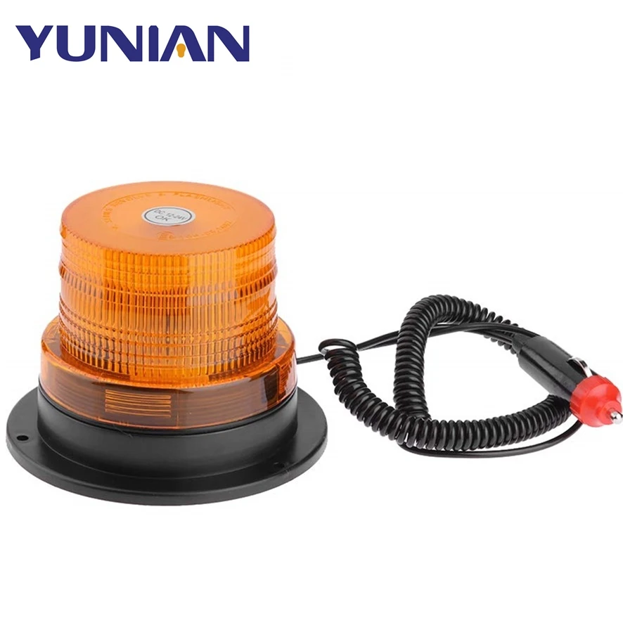 Blue Amber 12V/24V Magnetic Mounted Vehicle Car LED Strobe Warning light Flashing Lights led Emergency Lights Beacon