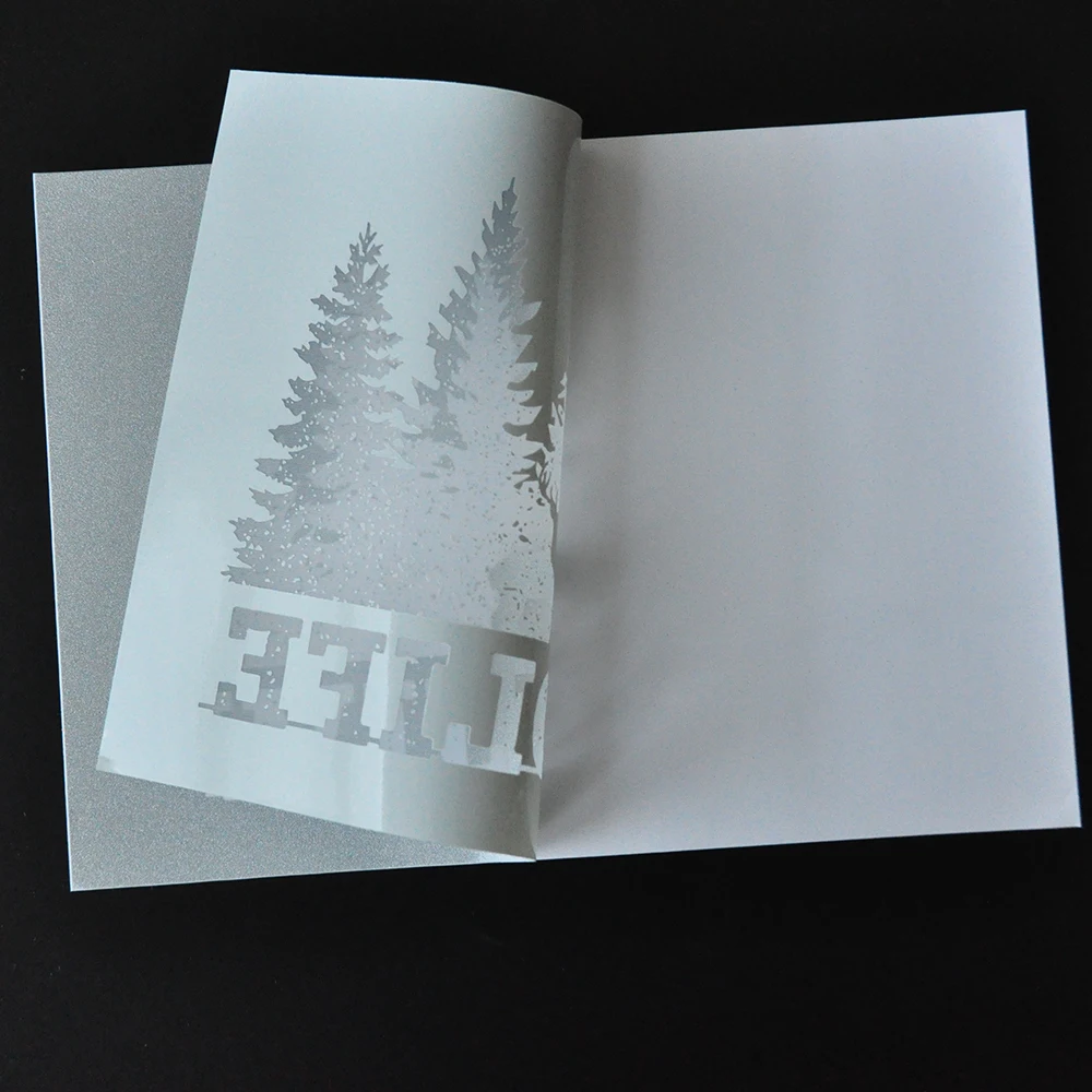 Silver Adhesive silk screen stencil