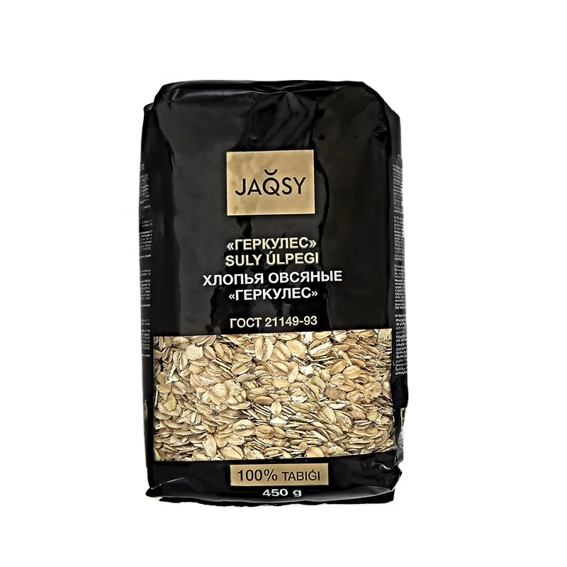 25 kg JAQSY new crop  wholesale healthy breakfast oatmeal flakes porridge oats from Kazakhstan manufacturer