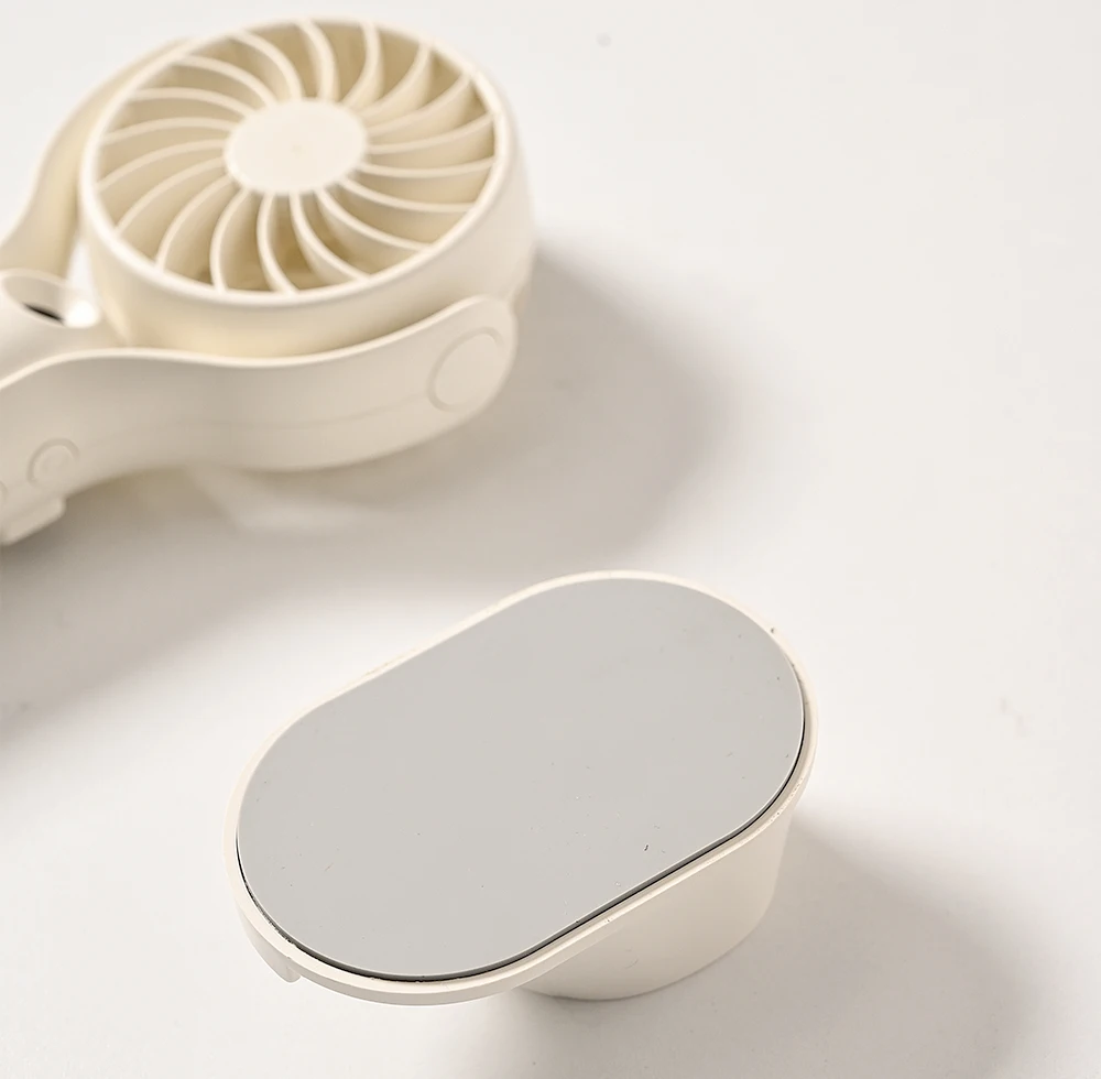 2024 new summer portable mini handheld fan USB rechargeable phone stand humidifier  cooling personal 120 degree small mist fan
