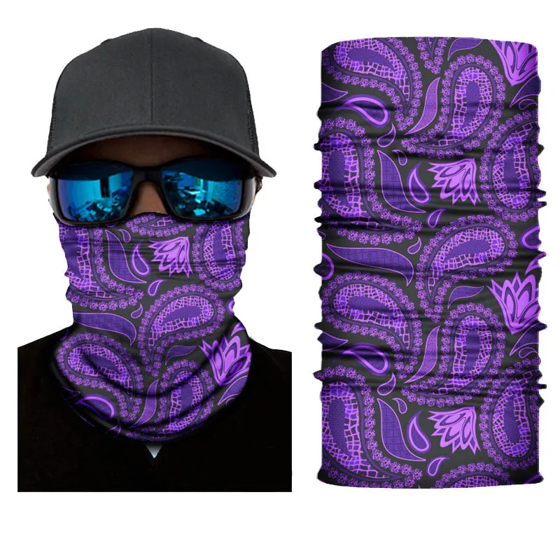 New Design Neck Gaiter Scarf Bandana Neck Protection Free Sample Comfortable Seamless Bandanas