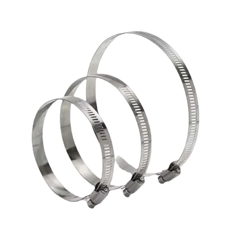 IDO-FIX High Quality Wholesale American 201 304 stainless steel hose clamps adjustable pipe clamp worm gear