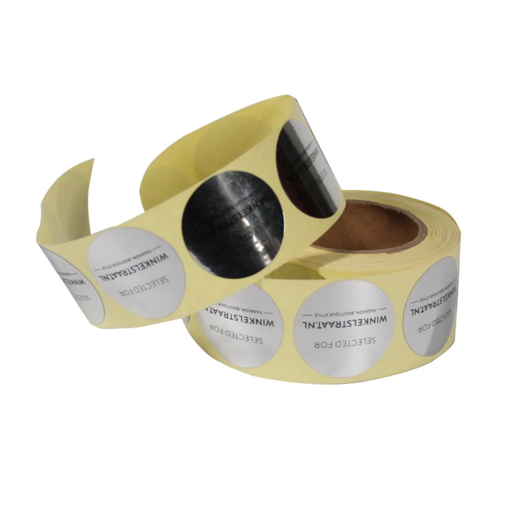 Custom Printed Aluminium Bar Code Label Sticker