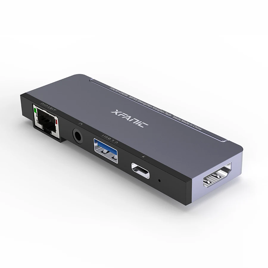 USB C концентратор с PD RJ45 USB 3,0 3,5 мм разъем USB Type C док-станция для iPad Pro 2019 Macbook Pro/Air HDMI адаптер