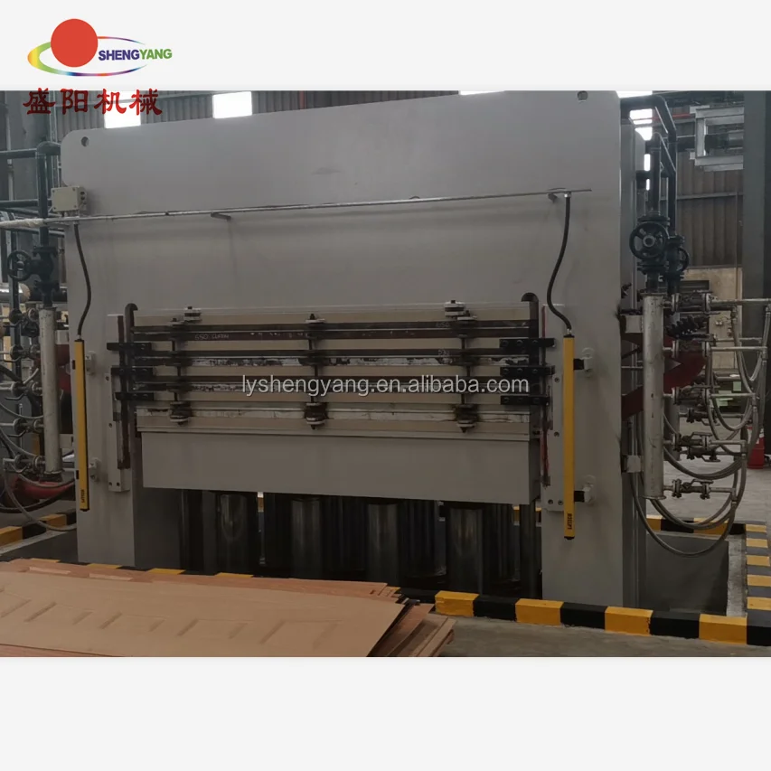 Машина для обработки древесины/машина для горячего прессования МДФ для обработки кожи двери