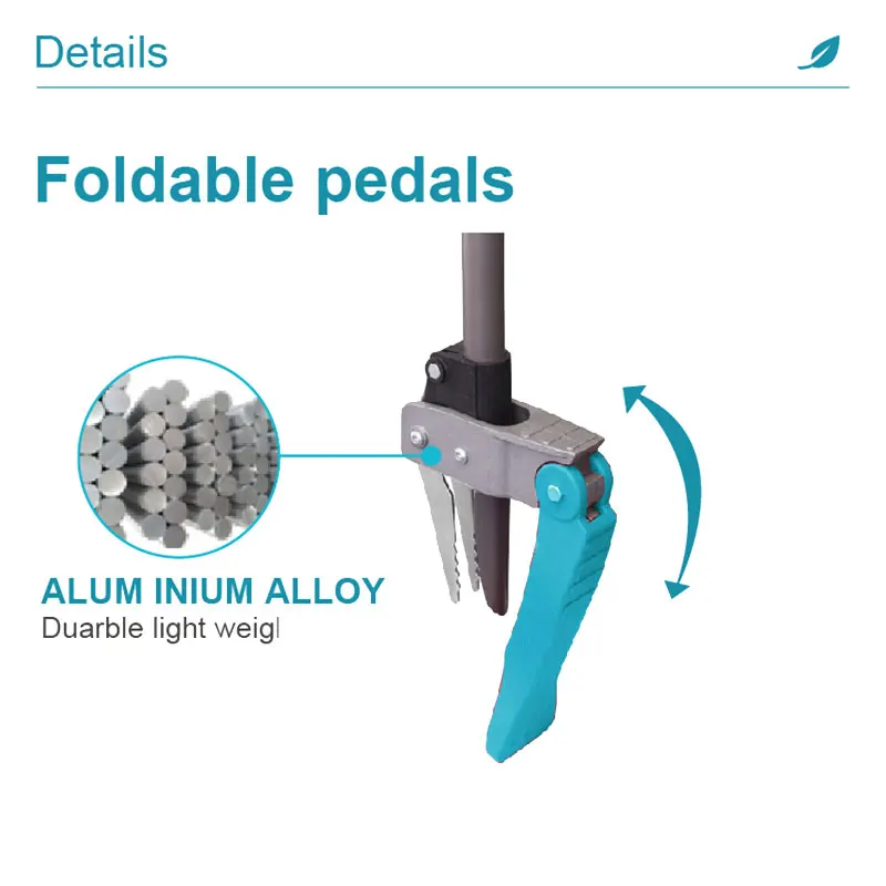 Garden Stand Up Weed Lawn Long Handled Aluminum Root Remover Tool Outdoor Portable