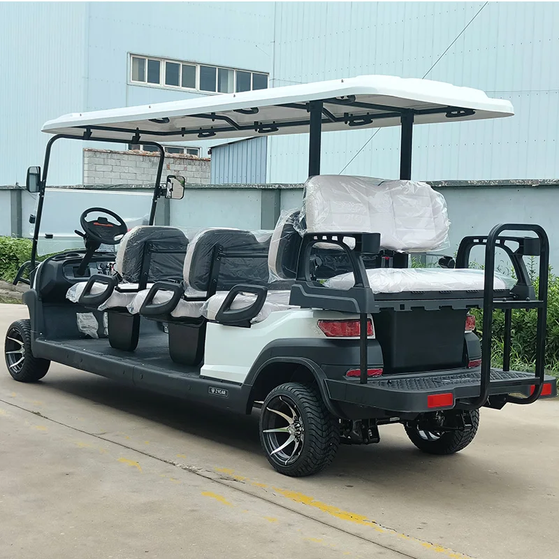 6+2 persoons shuttle golfkar 8 seater electric  golf cart 8 zitter Golfkar