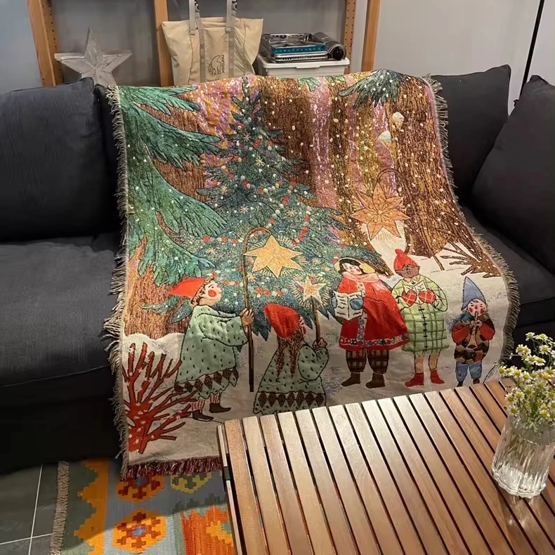 Christmas Tapestry Hanging Woven Personalized Custom Woven Tapestry Wall Tapestry For Bedroom