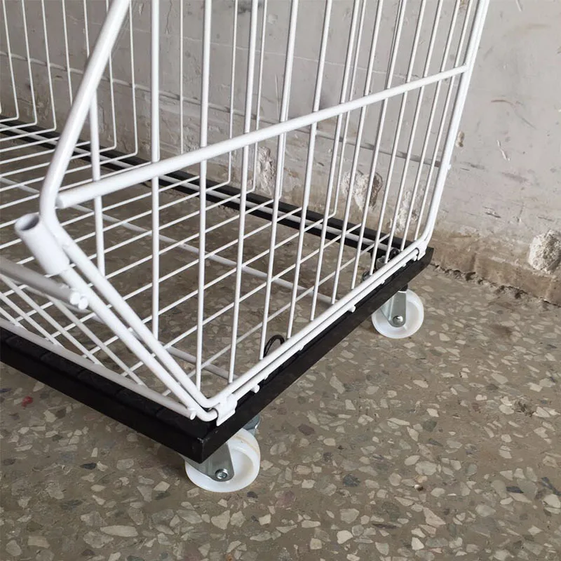 
Mobile supermarket line bar snacks electroplating inclined mouth basket layer net rack bread rack cage shelf 