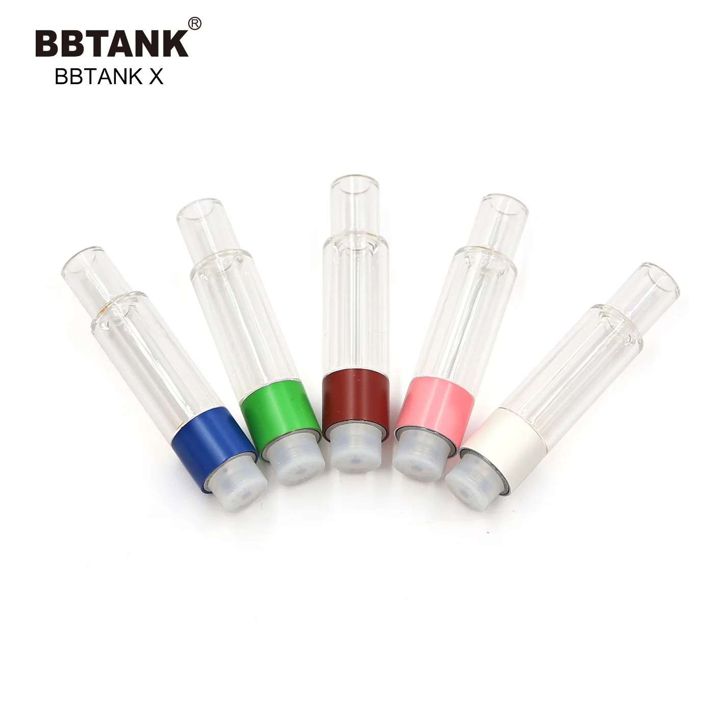 Толстый картридж для вейпа BBTANK, 1 мл, керамические стеклянные картриджи для масла CBD с коробкой