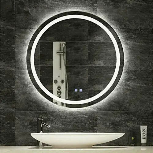 2021 Popular Style Smart Led Light  Wall Mounted Bathroom Make up Mirror With Defogger