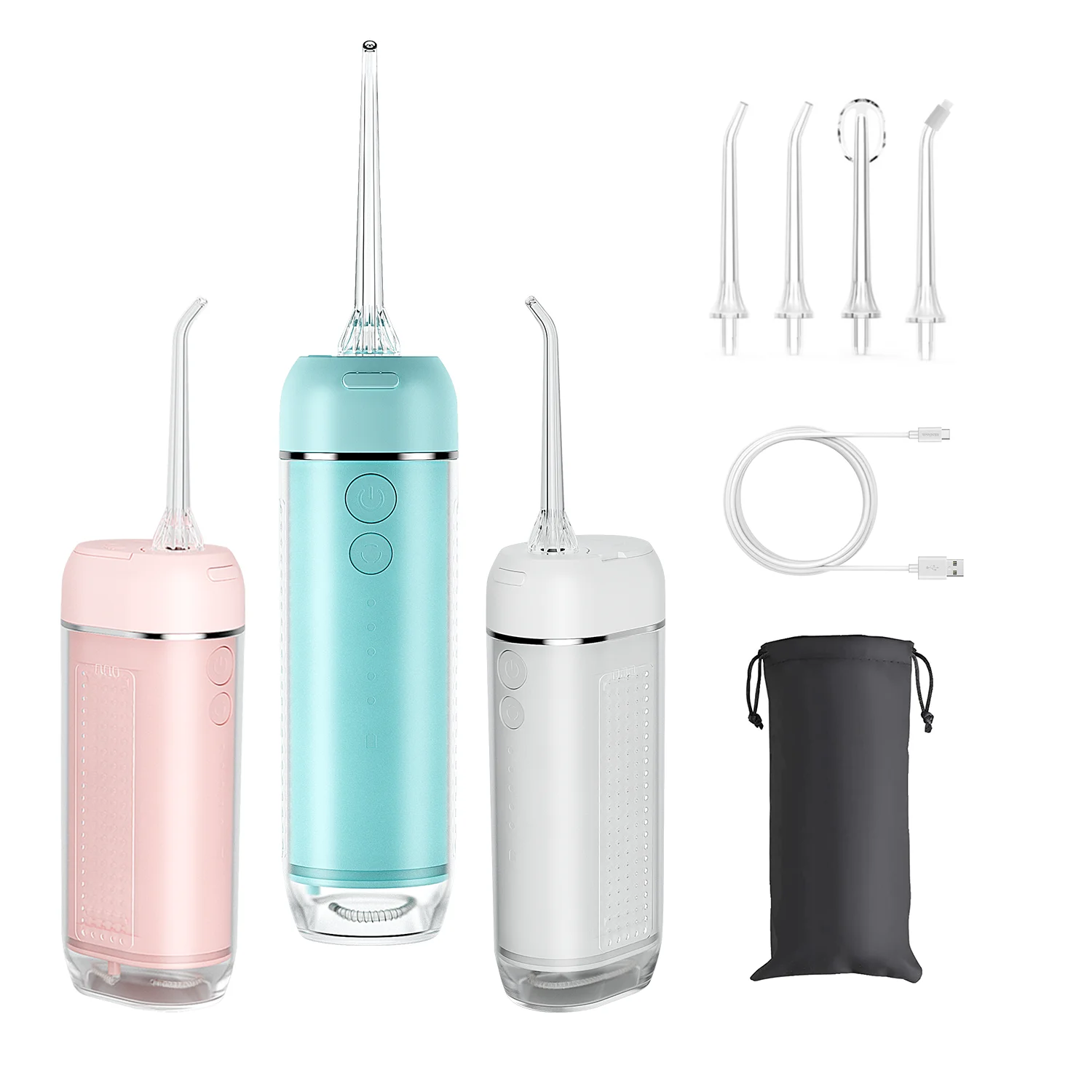 SINBOL Cordless Rechargeable Water Flosser Type C Charge Water Jet Flosser Dental Oral Irrigator for Dental Care