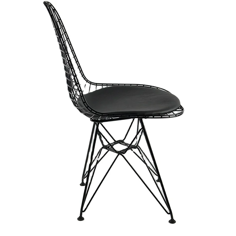 
nice deisgn Black or White Wire Chair Modern Design Classic coffee metal cheap chair 