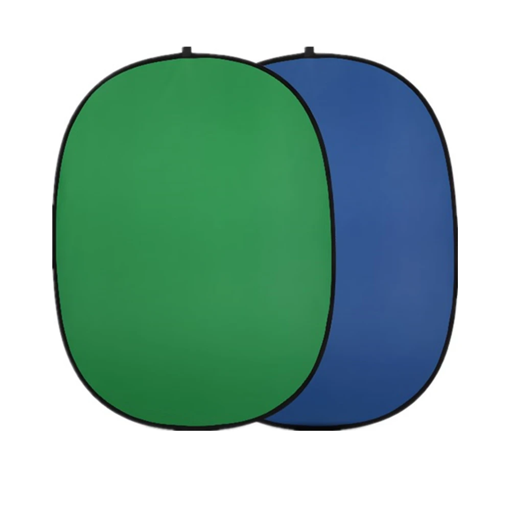 2 в 1 100x15 0 см/150x200 см портативный фон Овальный многодисковый синий зеленый фон отражатель складной студийное фото диффузор