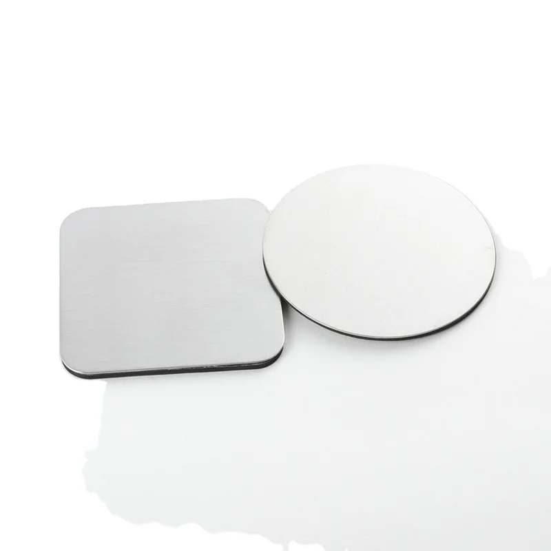 Customized high-end agate coaster metal stainless steel coaster