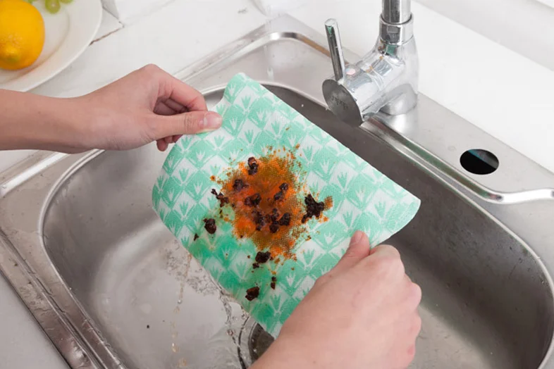 
Microfiber Cleaning Dish Cloth Rags Bamboo Cotton Kitchen Towels 