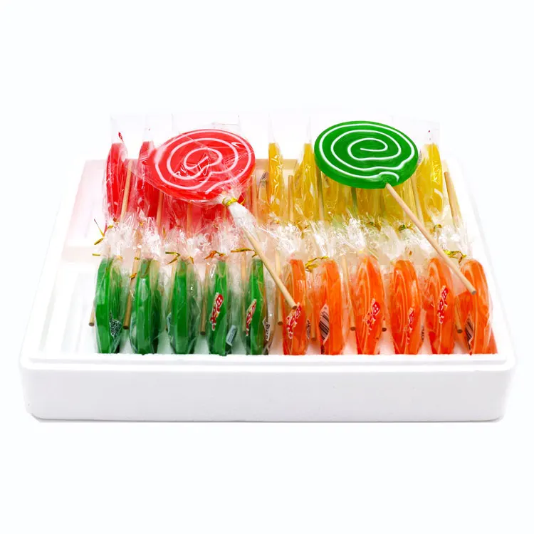 Handmade Hard candy lollipops Swirl Lollipops  80g