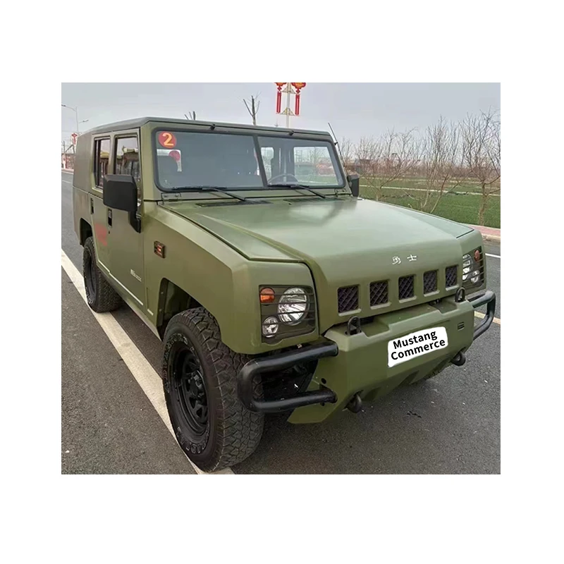 Baw Baic Jeep Warrior 2021 Самый дешевый Подержанный пикап 3,2 т дизельный 4x4 внедорожный военный пикап подержанные автомобили