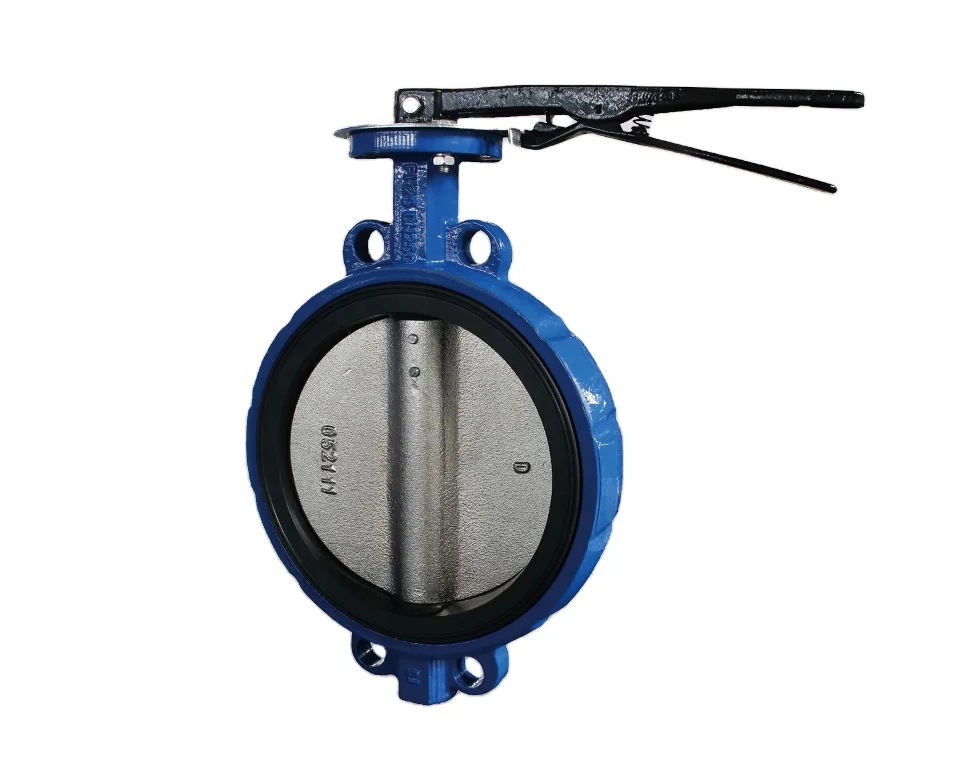 DI iron wafer type butterfly valve 2 inch