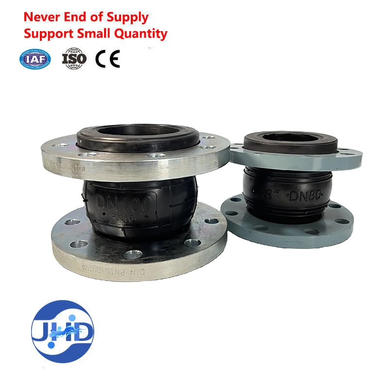 Flanged Connector Coupling Pipeline Bellows Compensator Epdm Flexible Rubber Expansion Joint
