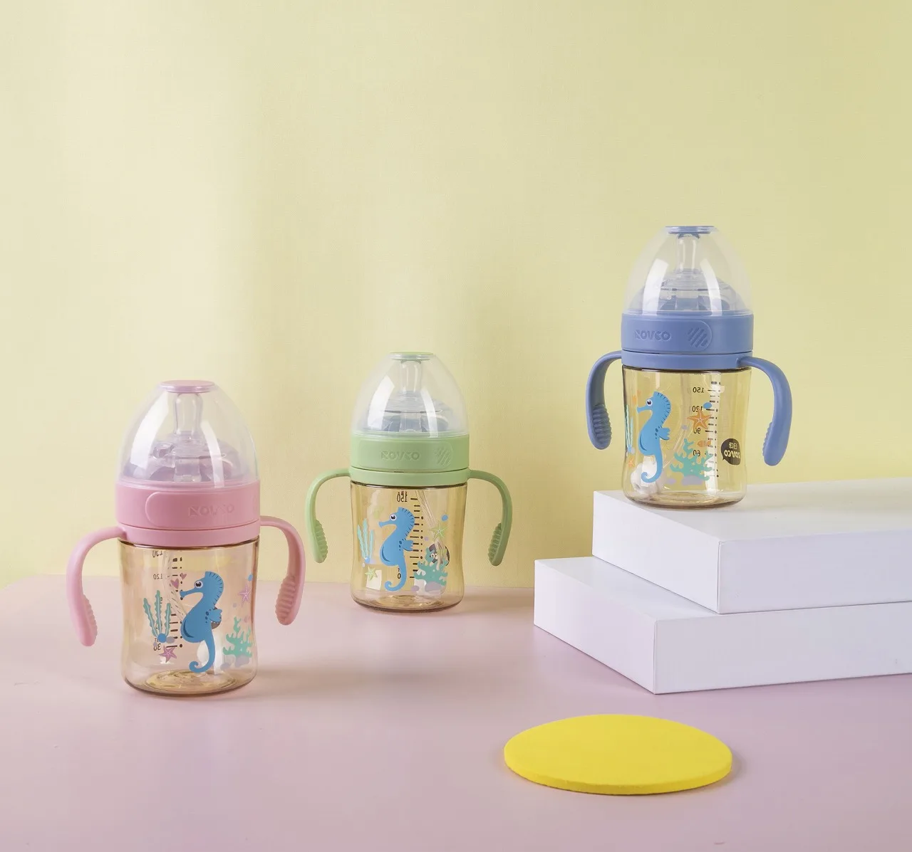 RK-N1030 новая пластиковая детская PPSU бутылки пить молоко для малышей набор бутылочек для кормления