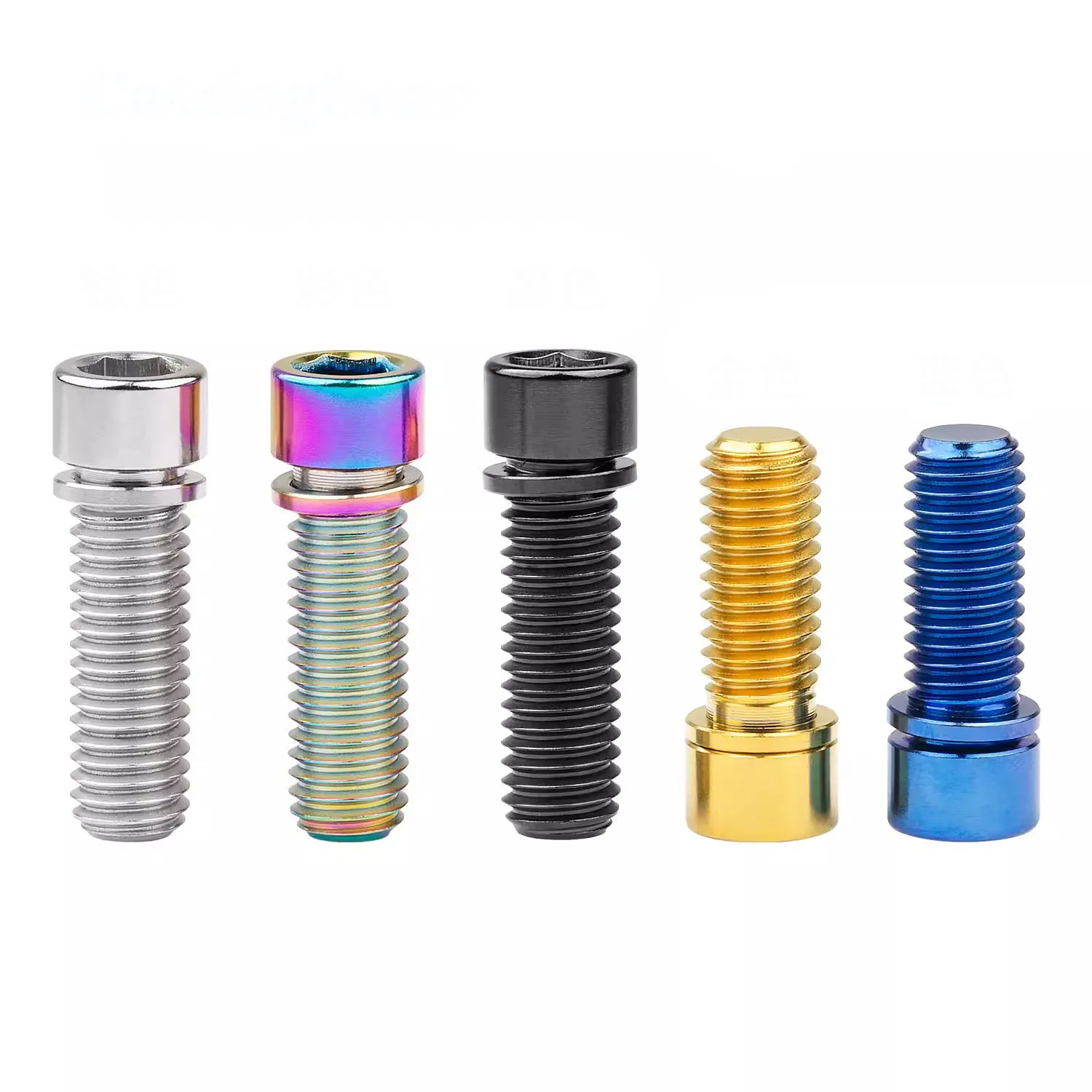 M7/M8x20/25 GR5 Titanium alloy screws  small cloth handle cross bird head tube BMX small head stand screws