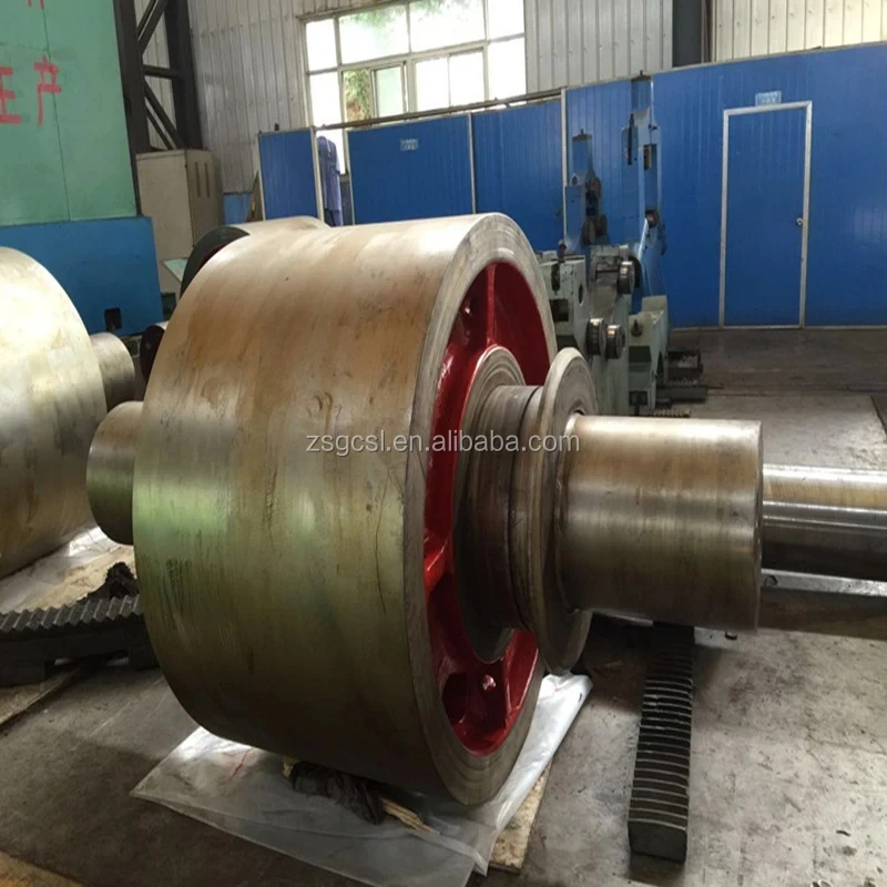 
Cement Plant Rotary Kiln Ball Mill Large Casting Support Roller Shaft 
