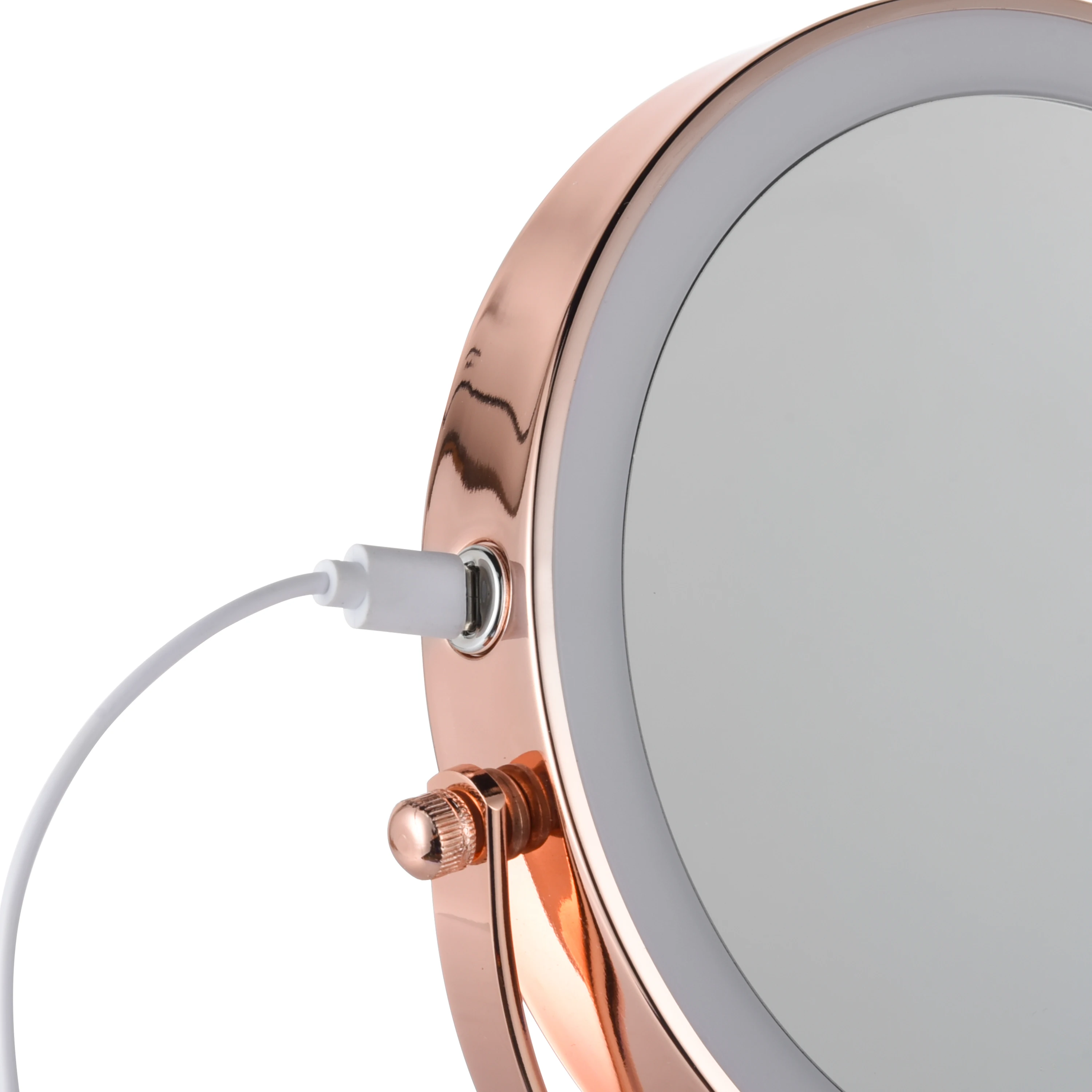 Greenfrom New Wholesale Makeup Dressing Table Double  Round Led Vanity Make Up Salon Mirror Lights Kit D740