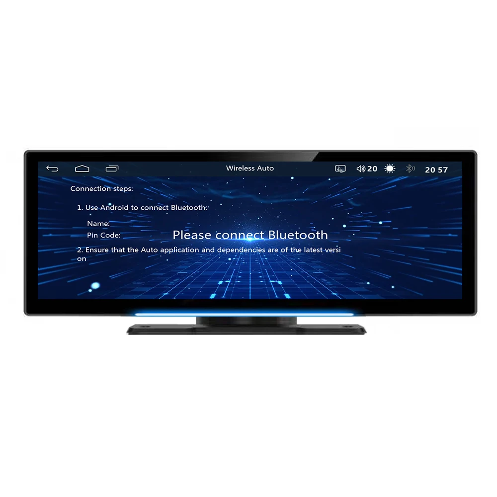 8 Inch HD Screen Portable Car MP5 Player Wireless CarPlay/Android Auto Mirror link DVR Backup Camera