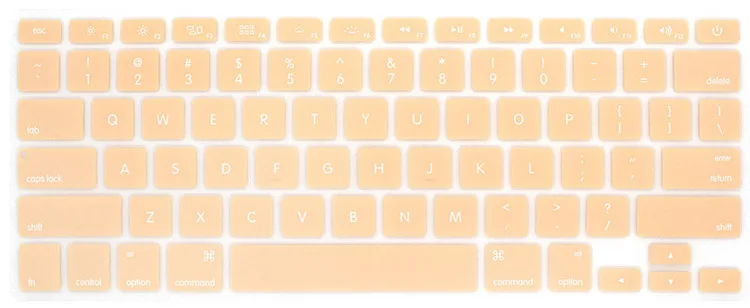 Custom Language Printing US Version for Macbook 11 13 16 inches Laptop Silicone Keyboard Cover Film