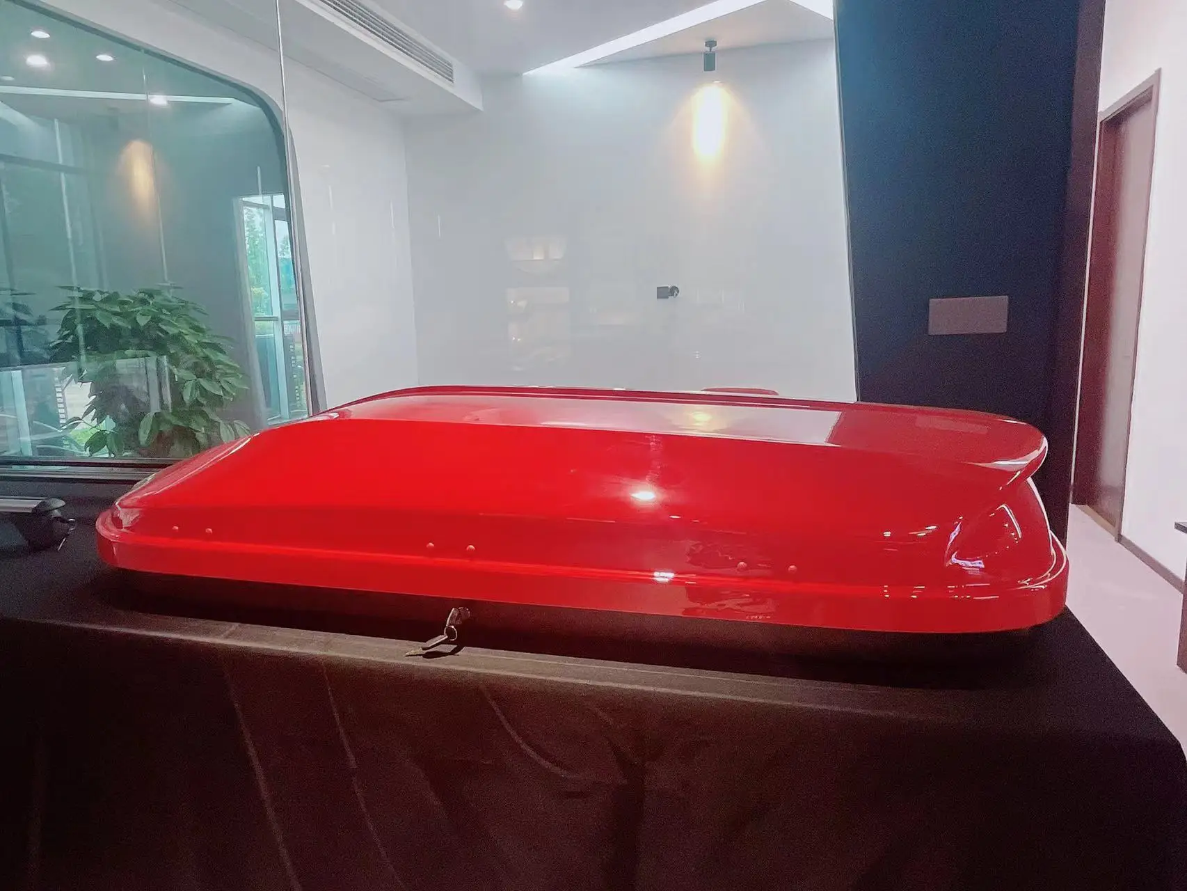 Universal ABS material auto top baggage rack Suv roof storage box cargo carrier car roof luggage box
