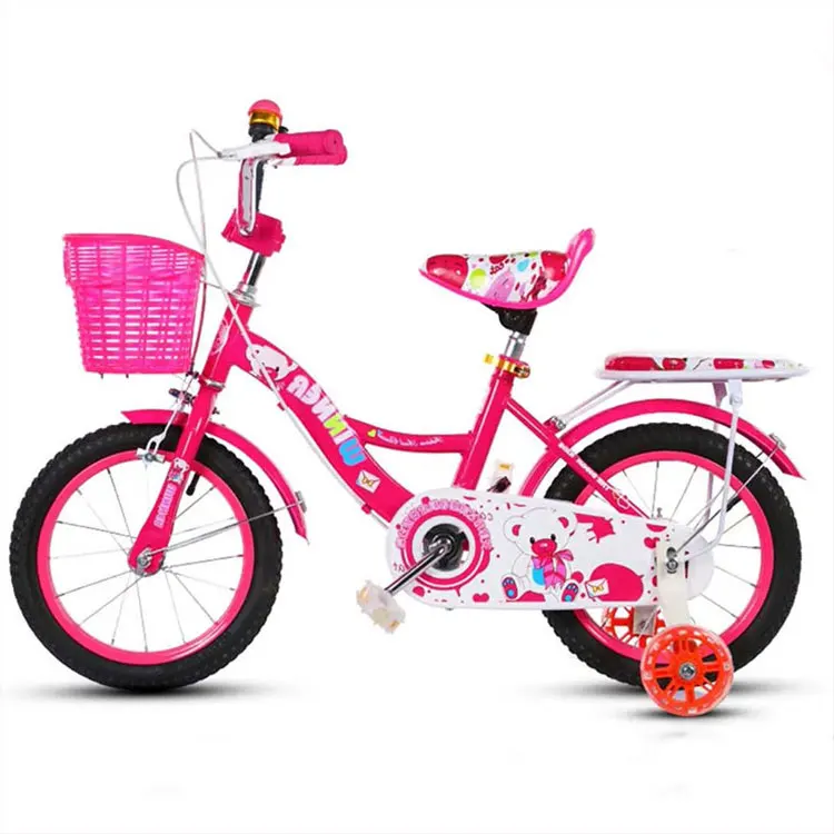Xthang good quality 12 14 16 18 inch steel frame kids bicycle bike with backrest cycle for gril 4 5 6 7 8 years old