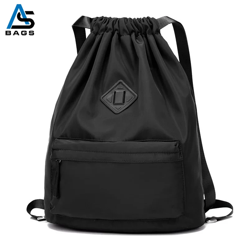 AOSHENG guangzhou factory custom color red pink fashion sport backpack gym bag for women