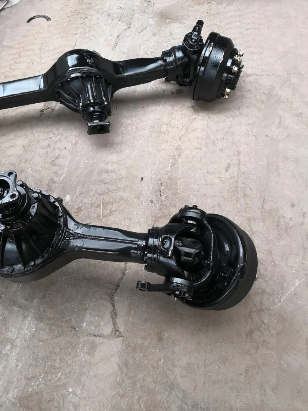 4x4 6ton Indonesia Oil Palm Agricultural Tractor Front Wheel Drive Axle with Oil Brakes