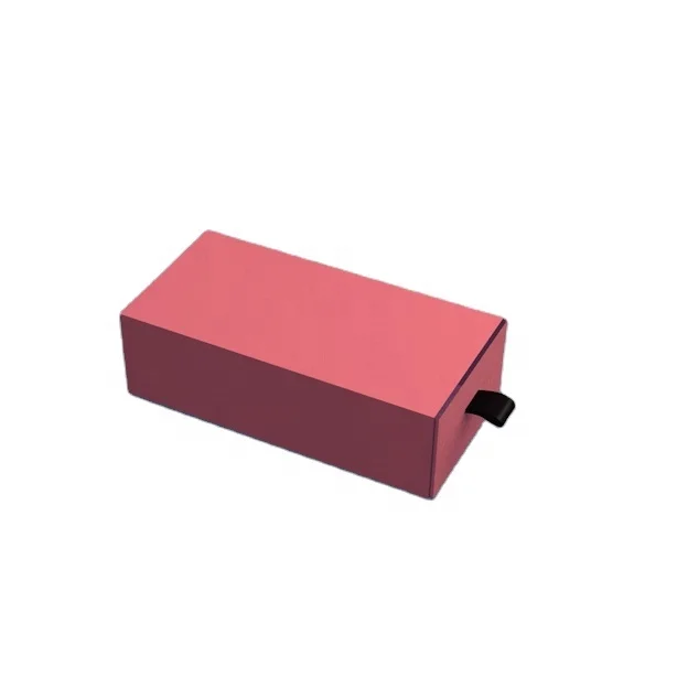 Custom Printing Hard Rigid Cardboard Luxury Sliding Box With Ribbon Rope Gift Sleeve For Gift Packaging Box Drawer Box