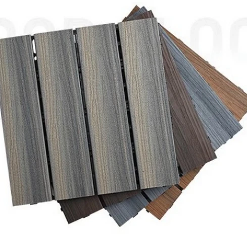 Cheap Price Highdensity Solid WPC Decking Boards super decking with Wooden Grain PVC 20MM Keel for swimming pool terrace outdoor