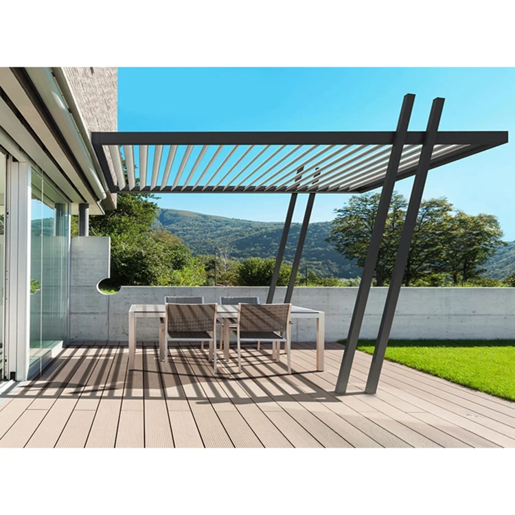 Aluminum Bioclimatic Louvered Roof Pergola Kits Gazebo Bioclimatic Aluminium Pergola